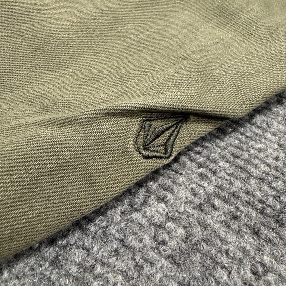 Volcom Vorta Jeans Men's 34x30 Slim Straight Stained Cotton Blend Skater Green - Picture 14 of 16